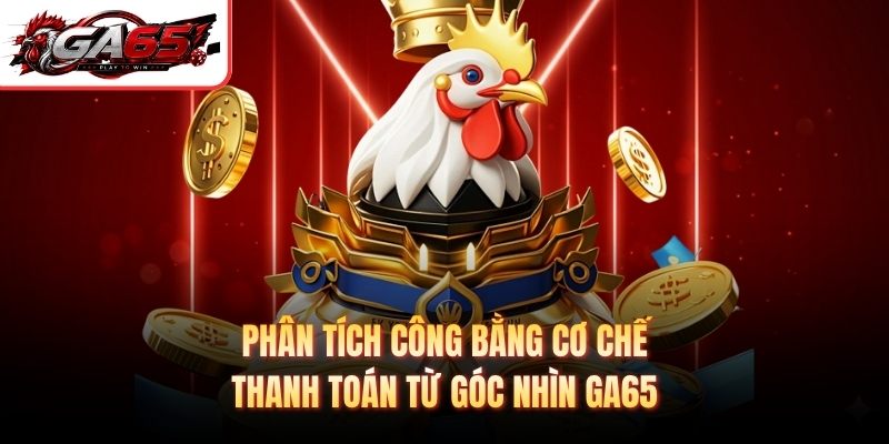 Phân tích công bằng cơ chế thanh toán từ góc nhìn GA65